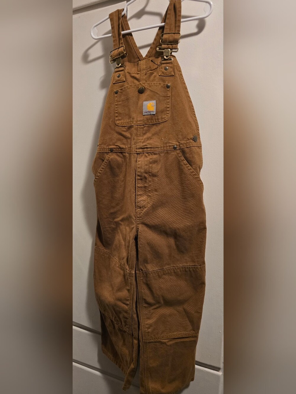 Kids Carhartt Classic Duck Washed Bib Overall